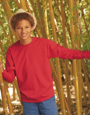 All-Seasons-Sport_FRUIT OF THE LOOM Kids Valueweight Long Sleeve T_SS19B